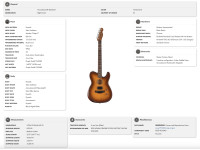 Fender Acoustasonic Standard Tele HSB Fender Acoustasonic Standard Tele HSB